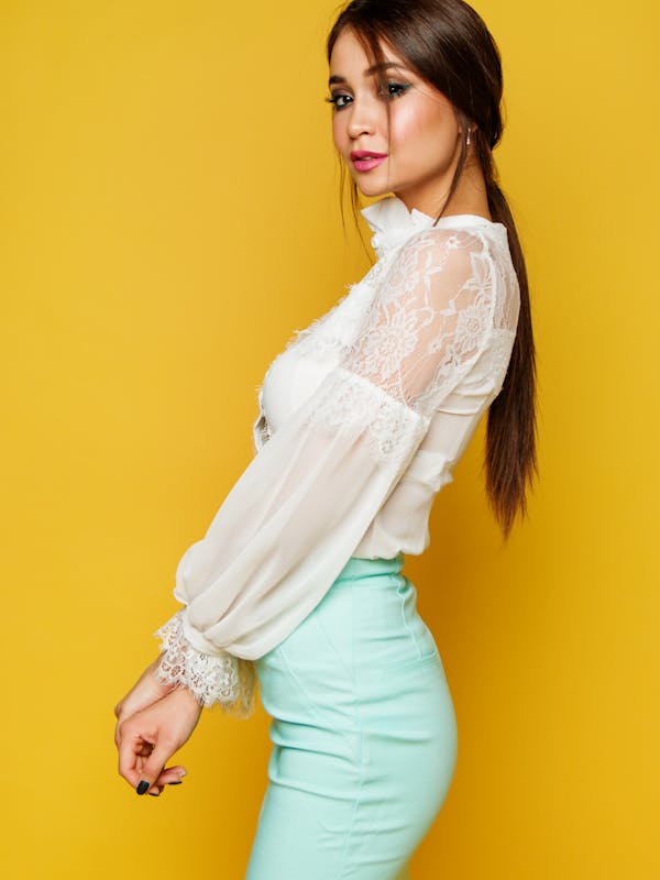 Ivy Poplin Puff Blouse